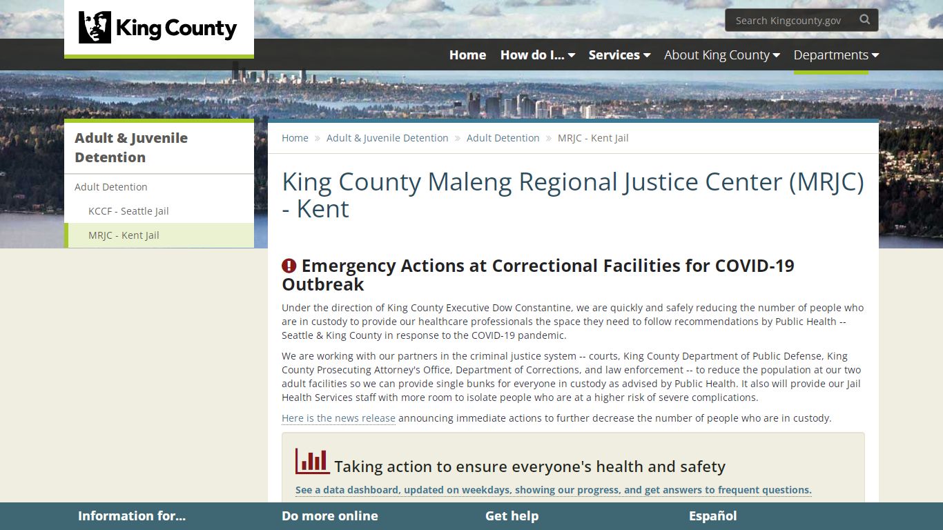 King County Maleng Regional Justice Center (MRJC) - Kent